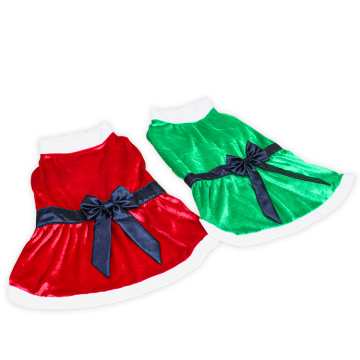 Super tissu classique vêtements pour chiens robe de Noël pour animaux de compagnie